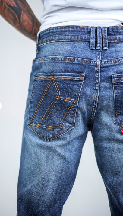 Beckenham Straight Fit Stretch Denim Jeans - Dark Blue