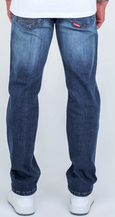 Beckenham Straight Fit Stretch Denim Jeans - Dark Blue